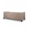 Kingston Ivory Chesterfield Leather Sofa